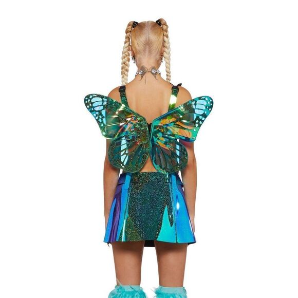 Dolls Kill Iridescent Fairy Costume - Picture 8 of 14